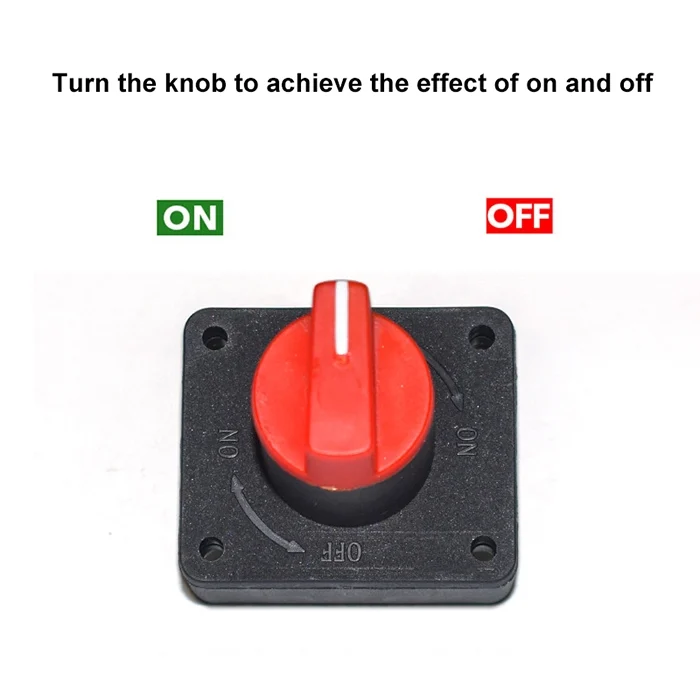 CRP0277_4.webp Car Motorcycles Battery Selector Isolator Disconnect Rotary Switch Cut - Image 5