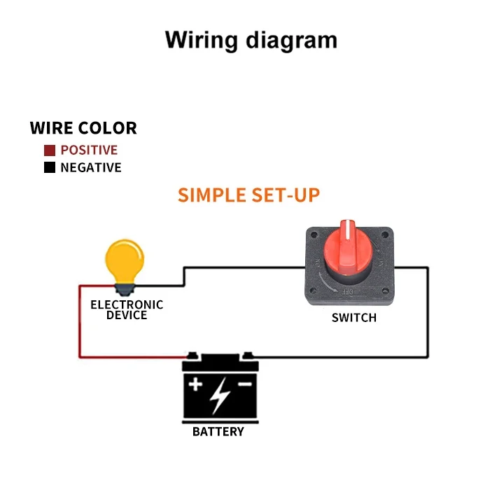 CRP0277_5.webp Car Motorcycles Battery Selector Isolator Disconnect Rotary Switch Cut - Image 6