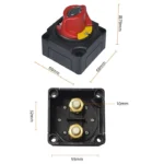 Car Auto RV Marine Boat Battery Selector Isolator Disconnect Rotary Switch Cut - Image 4