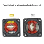 Car Auto RV Marine Boat Battery Selector Isolator Disconnect Rotary Switch Cut - Image 5