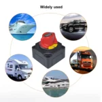 Car Auto RV Marine Boat Battery Selector Isolator Disconnect Rotary Switch Cut - Image 7