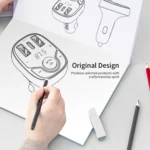 ROCK B301 Dual USB + PD Bluetooth 5.0 FM Transmitter & Car Charger, Support TF Card / U-disk - Image 4