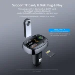ROCK B301 Dual USB + PD Bluetooth 5.0 FM Transmitter & Car Charger, Support TF Card / U-disk - Image 10