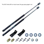 2 PCS Hood Lift Supports Struts Shocks Springs Dampers Gas Charged Props for Honda CRV 2017 - Image 4