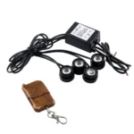 4x1.5W Car LED Reversing Light with Wireless Remote Control - Image 2