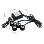 4x1.5W Car LED Reversing Light with Wireless Remote Control - Image 3