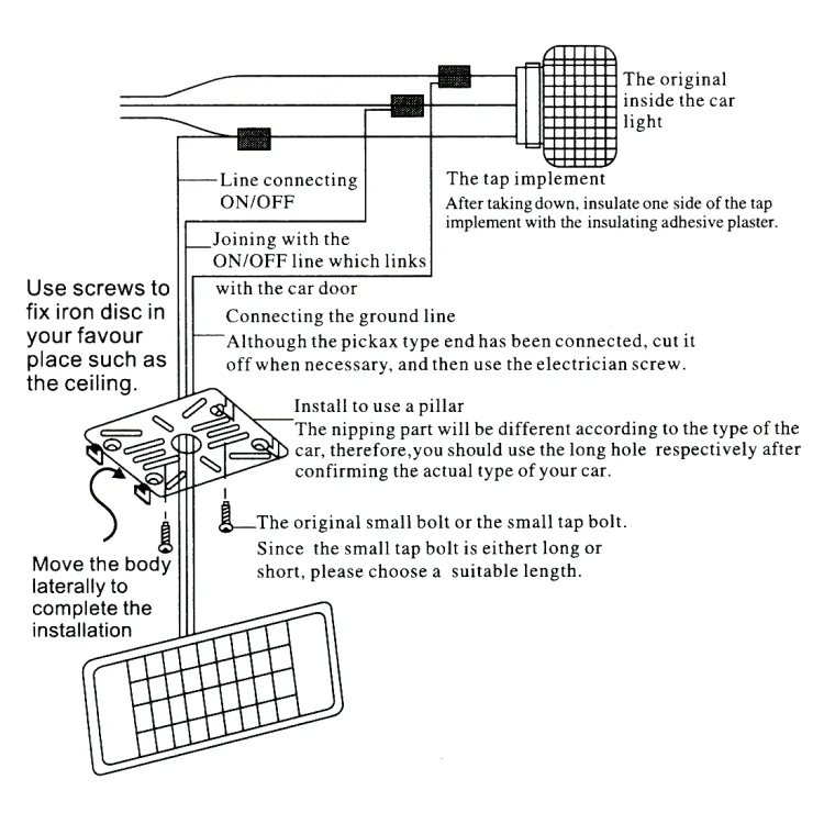 CRP0420_6.webp GT-699 DC12V / 2W / 6000K / 120LM SMD-3528 Car Indoor Dome Light - Image 7