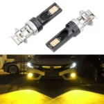 2 PCS H3 DC12V-24V / 12W / 3000K / 800LM 12LEDs SMD-3030 Car LED Fog Light