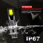 2 PCS H3 DC12V-24V / 12W / 3000K / 800LM 12LEDs SMD-3030 Car LED Fog Light - Image 11