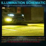 2 PCS H3 DC12V-24V / 12W / 3000K / 800LM 12LEDs SMD-3030 Car LED Fog Light - Image 13