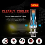 2 PCS H3 DC12V-24V / 12W / 3000K / 800LM 12LEDs SMD-3030 Car LED Fog Light - Image 4