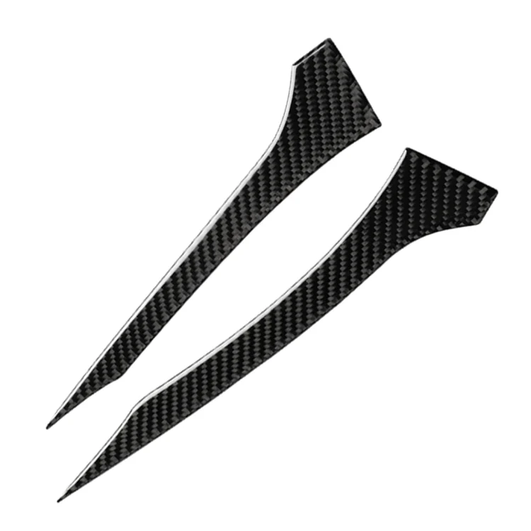 CRP0483_1.webp 2 PCS Car Carbon Fiber Rearview Mirror Bumper Strip Decorative Sticker for BMW G30 (2018-2019) / G11 (2016-2019), Right Drive without Lens - Image 2