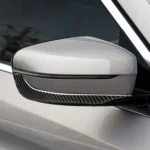 2 PCS Car Carbon Fiber Rearview Mirror Bumper Strip Decorative Sticker for BMW G30 (2018-2019) / G11 (2016-2019), Right Drive without Lens - Image 6