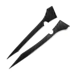 2 PCS Car Carbon Fiber Rearview Mirror Bumper Strip Decorative Sticker for BMW G30 (2018-2019) / G11 (2016-2019), Right Drive with Camera - Image 2