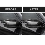 2 PCS Car Carbon Fiber Rearview Mirror Bumper Strip Decorative Sticker for BMW G30 (2018-2019) / G11 (2016-2019), Right Drive with Camera - Image 7