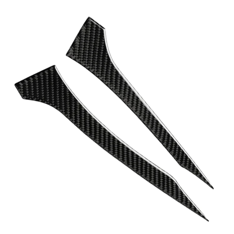 CRP0485_1.webp 2 PCS Car Carbon Fiber Rearview Mirror Bumper Strip Decorative Sticker for BMW G30 (2018-2019) / G11 (2016-2019), Left Drive without Lens - Image 2