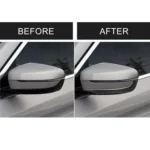 2 PCS Car Carbon Fiber Rearview Mirror Bumper Strip Decorative Sticker for BMW G30 (2018-2019) / G11 (2016-2019), Left Drive without Lens - Image 7