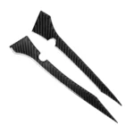 2 PCS Car Carbon Fiber Rearview Mirror Bumper Strip Decorative Sticker for BMW G30 (2018-2019) / G11 (2016-2019), Left Drive with Camera - Image 2