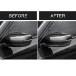 2 PCS Car Carbon Fiber Rearview Mirror Bumper Strip Decorative Sticker for BMW G30 (2018-2019) / G11 (2016-2019), Left Drive with Camera - Image 7