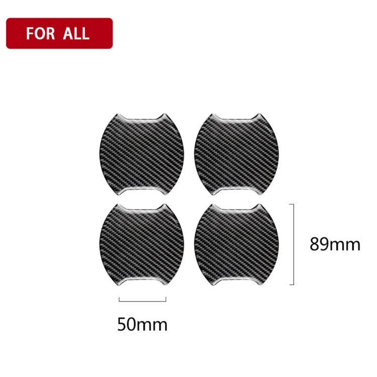 CRP0492_4.webp 4 PCS Car-Styling Carbon Fiber Door Outer Handle Scratches Resistant Stickerfor Toyota Camry - Image 5