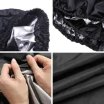 210D Oxford Cloth Waterproof Sunscreen Scooter Tractor Car Cover, Size: S - Image 3