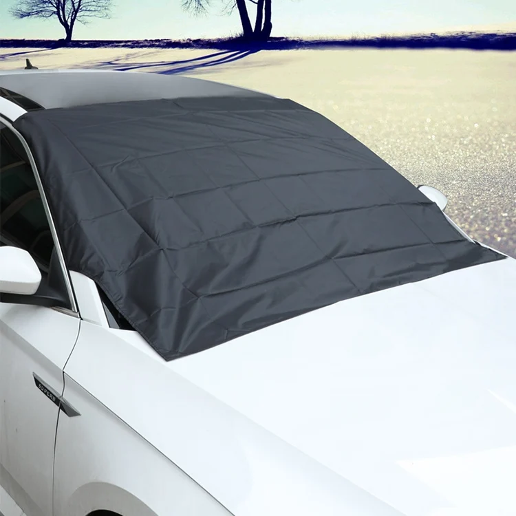 CRP0550.webp Car 210D Vinyl Glue Oxford Cloth Magnet snow Shield Front Windshield Sunshade Antifreeze Insulation, Size: 215cm x 155cm - Image 1