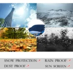 Car 210D Vinyl Glue Oxford Cloth Magnet snow Shield Front Windshield Sunshade Antifreeze Insulation, Size: 215cm x 155cm - Image 6