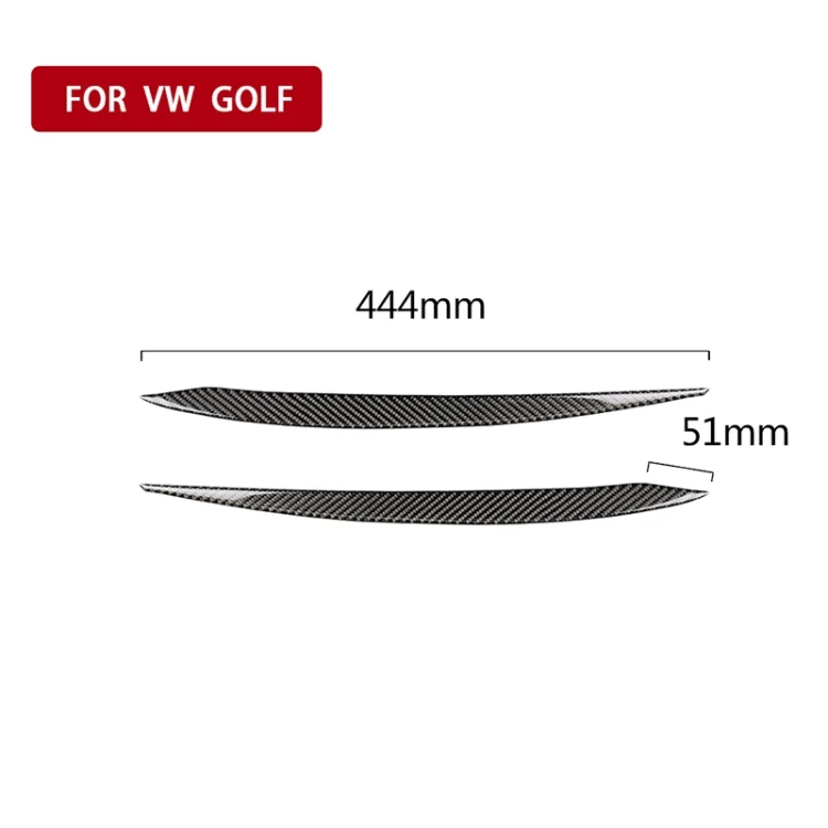 CRP0551_4.webp Car Carbon Fiber Light Eyebrow for Volkswagen Golf 7 - Image 5