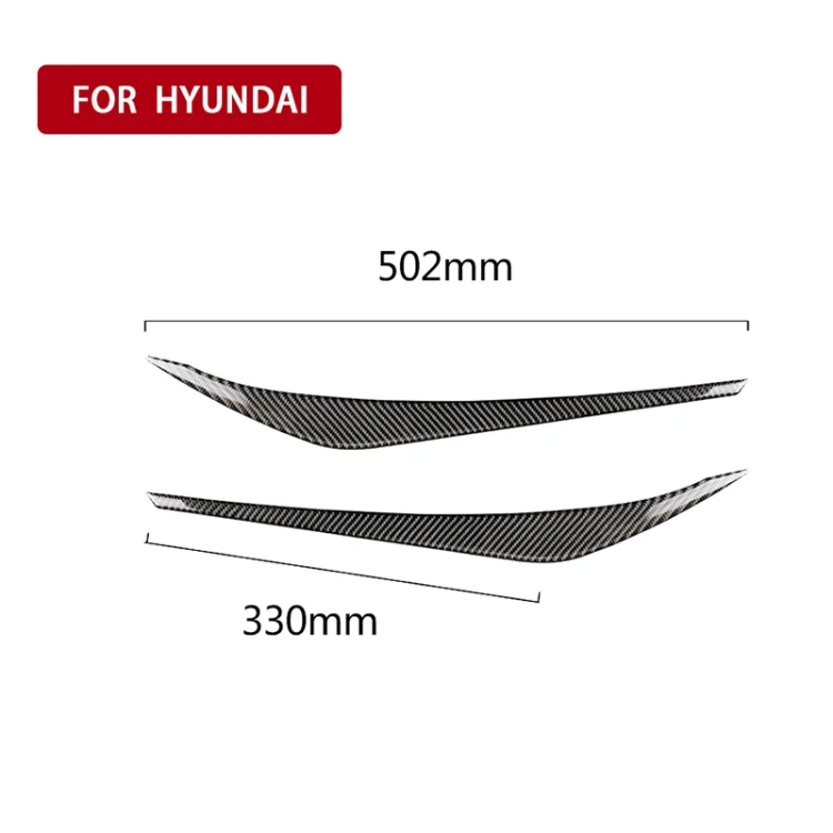 CRP0552_4.webp Car Carbon Fiber Light Eyebrow for Hyundai Elantra 2016-2018 - Image 5