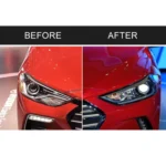 Car Carbon Fiber Light Eyebrow for Hyundai Elantra 2016-2018 - Image 7