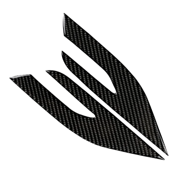 CRP0567_1.webp 2 PCS Car Carbon Fiber Headlight Decorative Sticker for Toyota Eighth Generation Camry 2018-2019 - Image 2