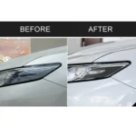 2 PCS Car Carbon Fiber Headlight Decorative Sticker for Toyota Eighth Generation Camry 2018-2019 - Image 7