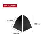 2 PCS Car Carbon Fiber Shutter Decorative Sticker for Chevrolet Camaro 2017-2019 - Image 5