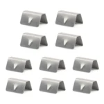 10 PCS Car Windshield Clip Wind / Rain Deflector Channel Metal Buckle for Heko G3