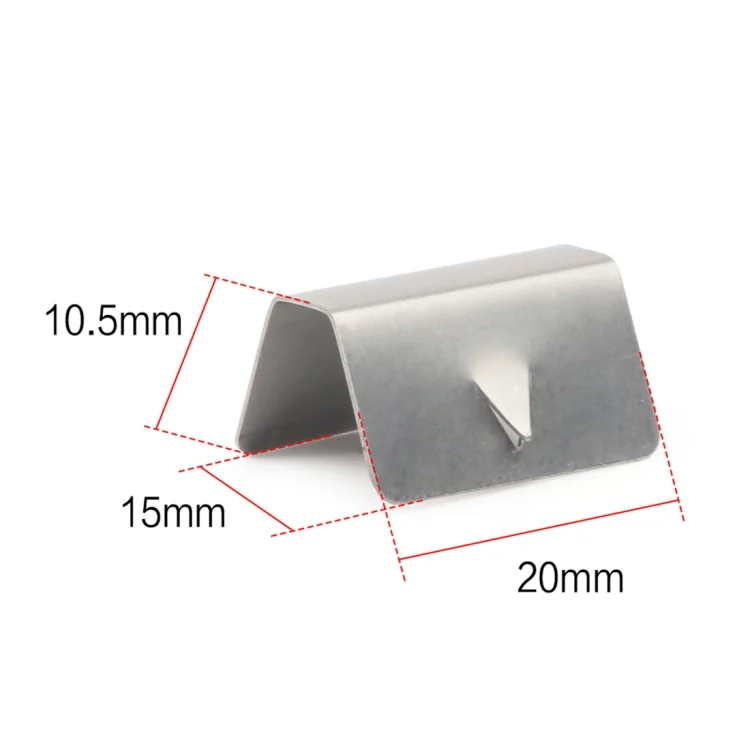 CRP0633_2.webp 10 PCS Car Windshield Clip Wind / Rain Deflector Channel Metal Buckle for Heko G3 - Image 3