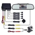 PZ604 170 Degree Car 4.3 inch Rearview Mirror Monitor with Square Camera - Image 9
