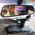 PZ604 170 Degree Car 4.3 inch Rearview Mirror Monitor with Round Camera - Image 12
