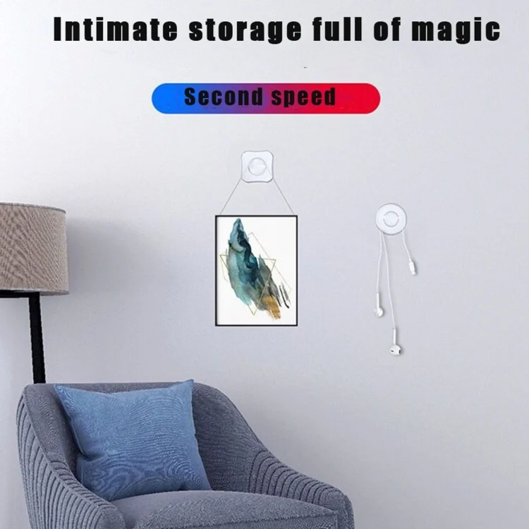 CRP0655_7.webp Square Shape Multi-function Portable Strong Adsorption Nano Traceless Sticker Cable Clamp Storage Hook Mobile Phone Holder Bracket - Image 8