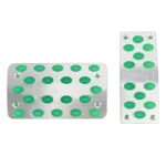 2 in 1 Luminous Non-Slip Automatic Gear Car Pedals Foot Brake Pad Cover Set - Image 2