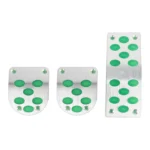 3 in 1 Small Luminous Non-Slip Automatic Gear Car Pedals Foot Brake Pad Cover Set - Image 2