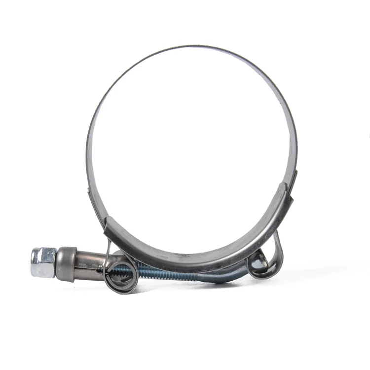 CRP1005_1.webp 4 PCS Stainless Steel T-Bolt Hose Clamps Pipe Clip Fuel Line Clip, Size: 57-65mm - Image 2