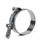 4 PCS Stainless Steel T-Bolt Hose Clamps Pipe Clip Fuel Line Clip, Size: 57-65mm - Image 4