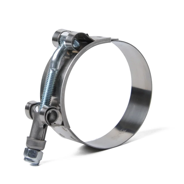 CRP1005_3.webp 4 PCS Stainless Steel T-Bolt Hose Clamps Pipe Clip Fuel Line Clip, Size: 57-65mm - Image 4
