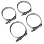 4 PCS Stainless Steel T-Bolt Hose Clamps Pipe Clip Fuel Line Clip, Size: 57-65mm - Image 5