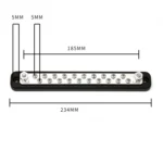 20 Way Power Distribution Bus Bar 20-bit Single Distribution Box for Car / RV / Boat - Image 3