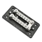 Max DC 48V 100A Heavy-Duty Module Design Bus Bar 4 M6 / 12 M4 Terminal Studs Box Busbar for Car / RV / Boat - Image 4