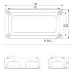 Max DC 48V 100A Heavy-Duty Module Design Bus Bar 4 M6 / 12 M4 Terminal Studs Box Busbar for Car / RV / Boat - Image 5