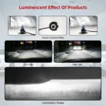 2 PCS S2 9007 / HB5 DC9-36V / 25W / 6000K / 2500LM IP68 Car LED Headlight Lamps - Image 7