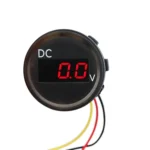 B3612 DC 0-100V IP67 Universal Car / RV / Boat Modified Digital Voltmeter with Cable, Cable Length: 18cm - Image 2