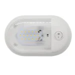 D4348 10-24V 3-3.5W 4000-4500K 280LM RV Yacht 24 PCS LED Lamps Dome Light Ceiling Lamp, with Independent Switch Control
